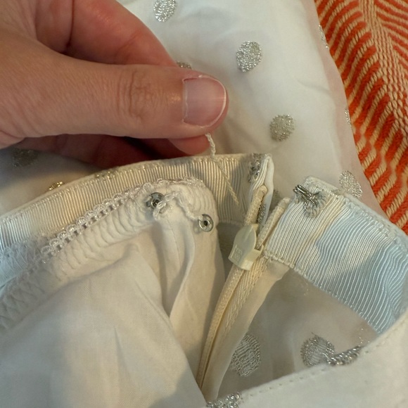 Maryam Nassir Zadeh X J.Crew drop-waist polka dot embroidered silk organza skirt - Picture 8 of 12